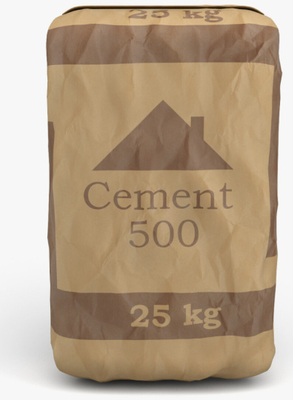 O cimento de Portland ensaca o empacotamento tecido tela do cimento 50kg ensaca sacos do polipropileno