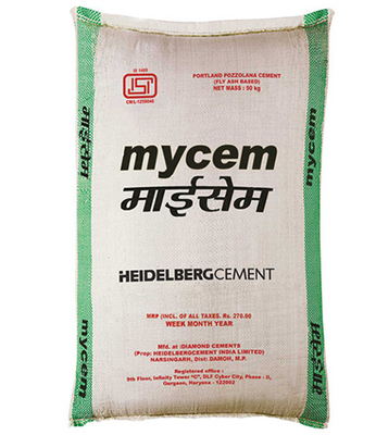 O cimento tecido PP do papel de embalagem ensaca sacos que a farinha tratada UV pulveriza o material de maioria granulado